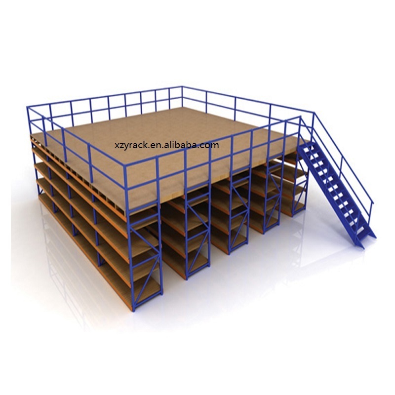 ODM factory industrial space saving heavy duty mezzanines floors kits for office warehouse