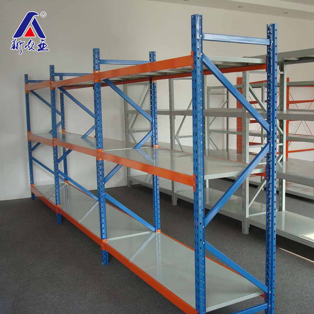 Multi-layer customized steel medium duty warehouse longspan rack shelf shelves storage racks shelving units