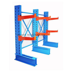 China Factory 3 Tiers Heavy Duty Stacking Timber Display Storage Holder Cantilever Rack