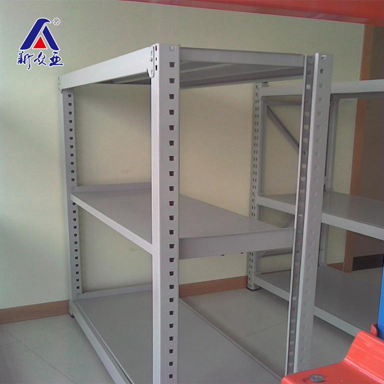 Industrial garage metal medium duty shelving racking plastic bins storage shelf boltless shelves and racks