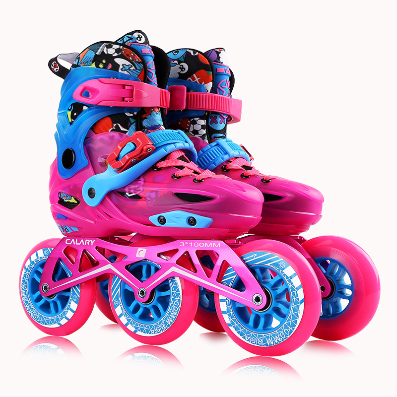 Adjustable wholesale inline speed skate slalom skate roller inline for kids and adults big wheels