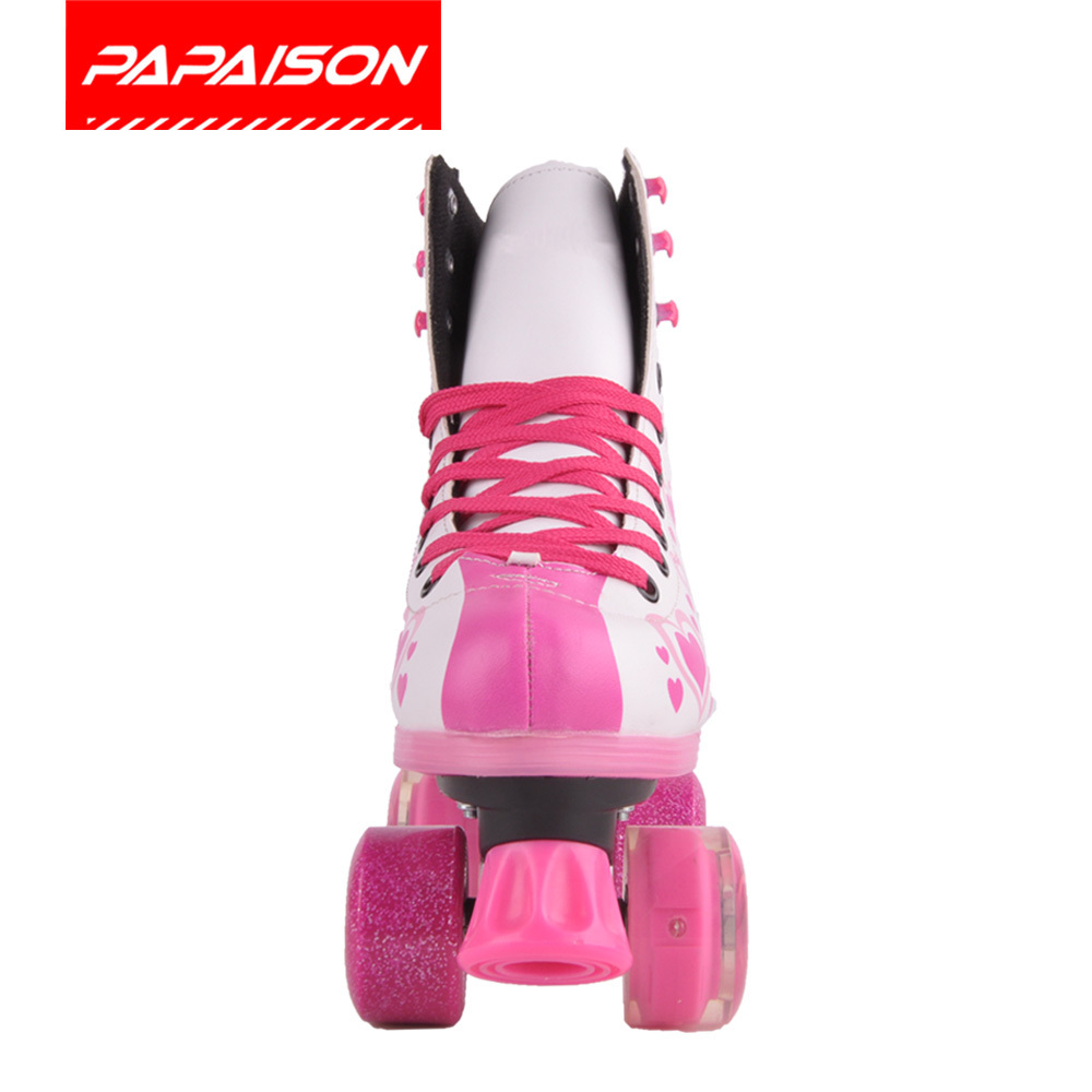 OEM factory  Quad Roller skates for women patines LED soy luna