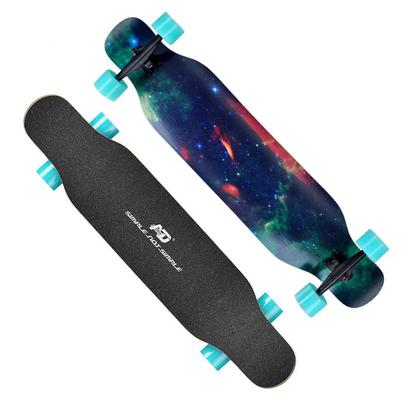 Cheap 42*9Inch deck Complete Wood Bamboo Skateboard Pro Long Board Complete Dancing Longboard