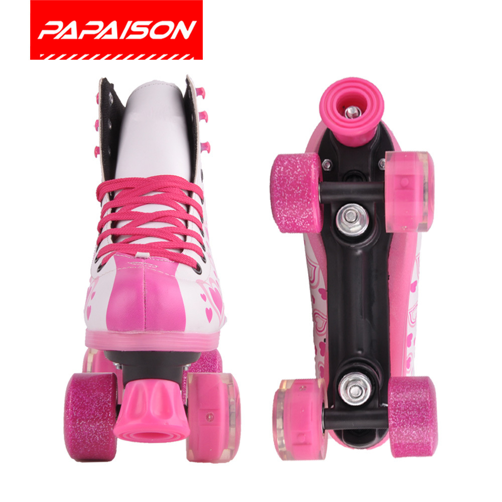 OEM factory  Quad Roller skates for women patines LED soy luna