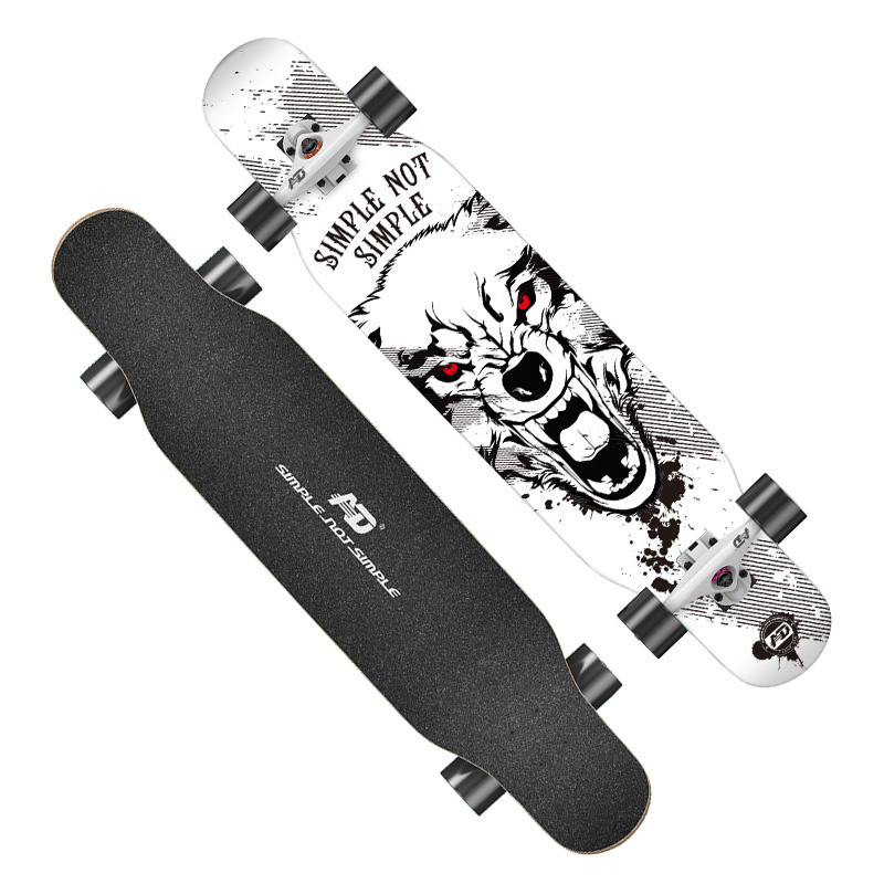 Cheap 42*9Inch deck Complete Wood Bamboo Skateboard Pro Long Board Complete Dancing Longboard