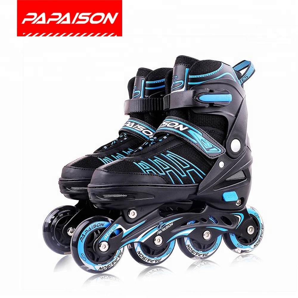 Most popular fashion patines en linea inline skate LED  Skating shoes for boys girls adults