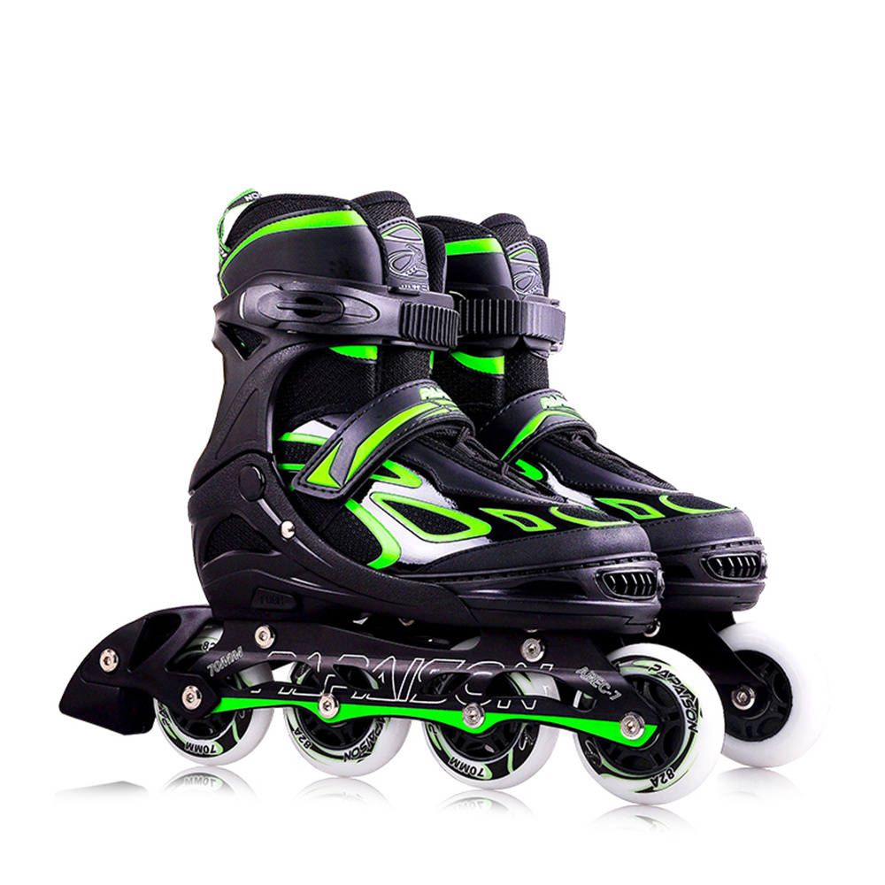 Most popular light-up wheels adjustable 4 size detachable inline skates for Kids children men women