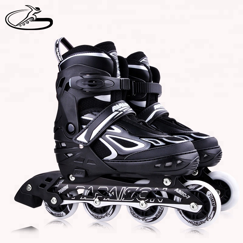 Most popular light-up wheels adjustable 4 size detachable inline skates for Kids children men women