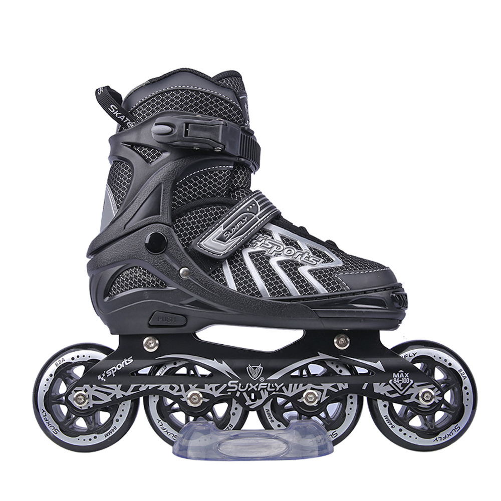 3 or 4 big wheels outdoor sports inline roller skates RTS OEM ODM adults slalom inline skates