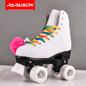 A lot of hot selling roller skates paten quad skate 4 wheels patine quad colorful  roller skates