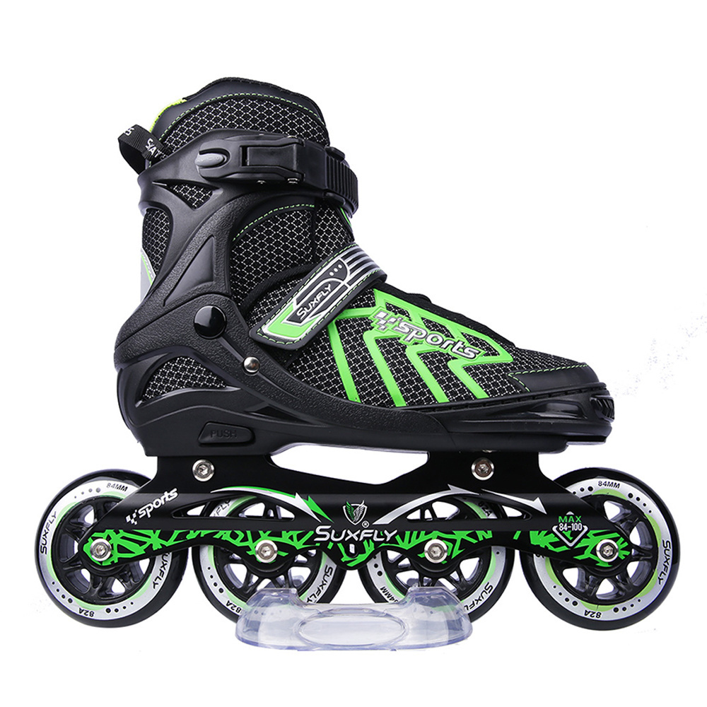 3 or 4 big wheels outdoor sports inline roller skates RTS OEM ODM adults slalom inline skates