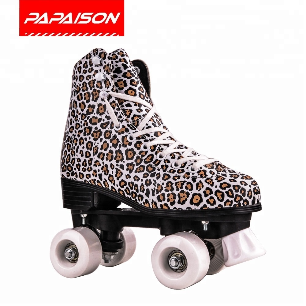 Cheap price four wheels Quad roller skates shoes rodas patins soy luna type for children