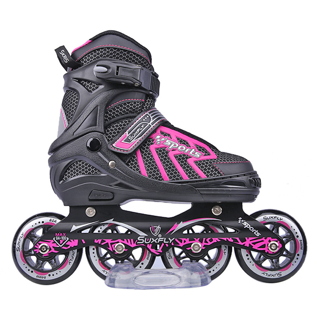 3 or 4 big wheels outdoor sports inline roller skates RTS OEM ODM adults slalom inline skates