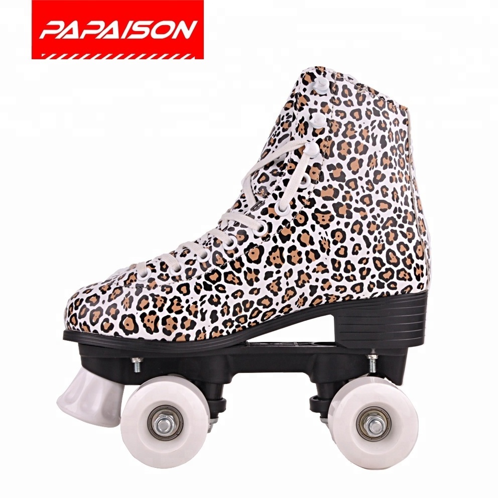 Cheap price four wheels Quad roller skates shoes rodas patins soy luna type for children