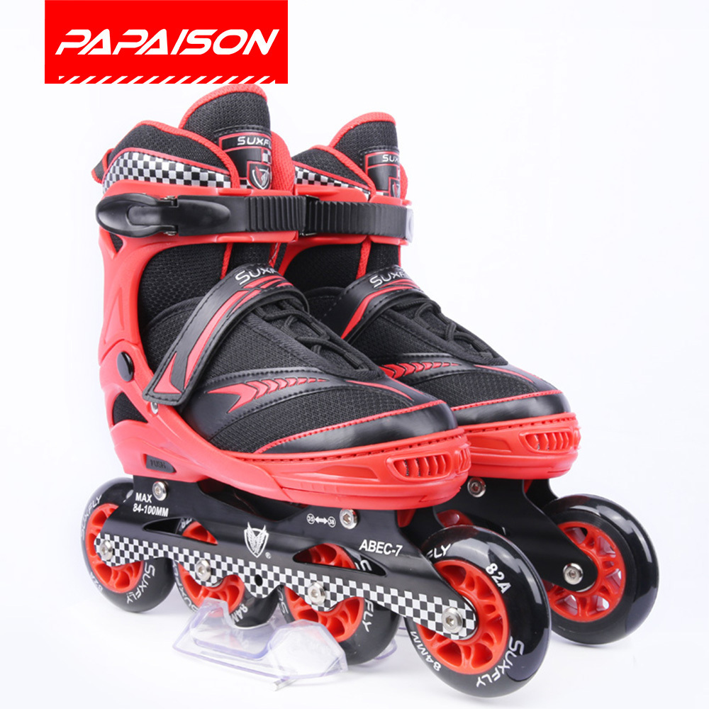 Hot selling 4 wheel city run land inline roller skates adults patines en linea