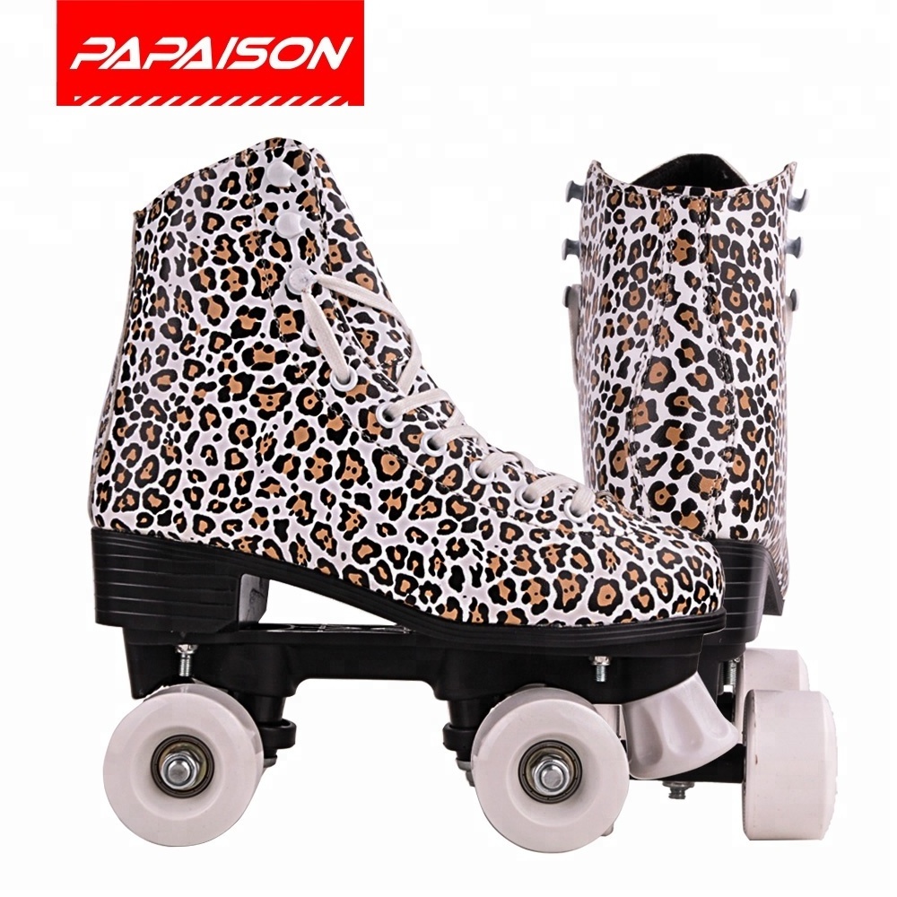 Cheap price four wheels Quad roller skates shoes rodas patins soy luna type for children