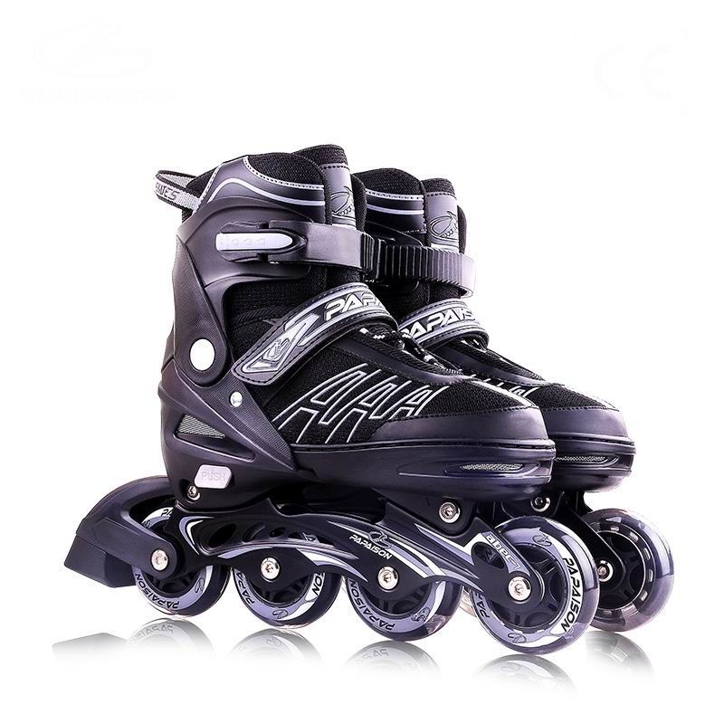 OEM or ODM adjustable 64mm/70mm/80mm PU wheels inline roller skates for beginner