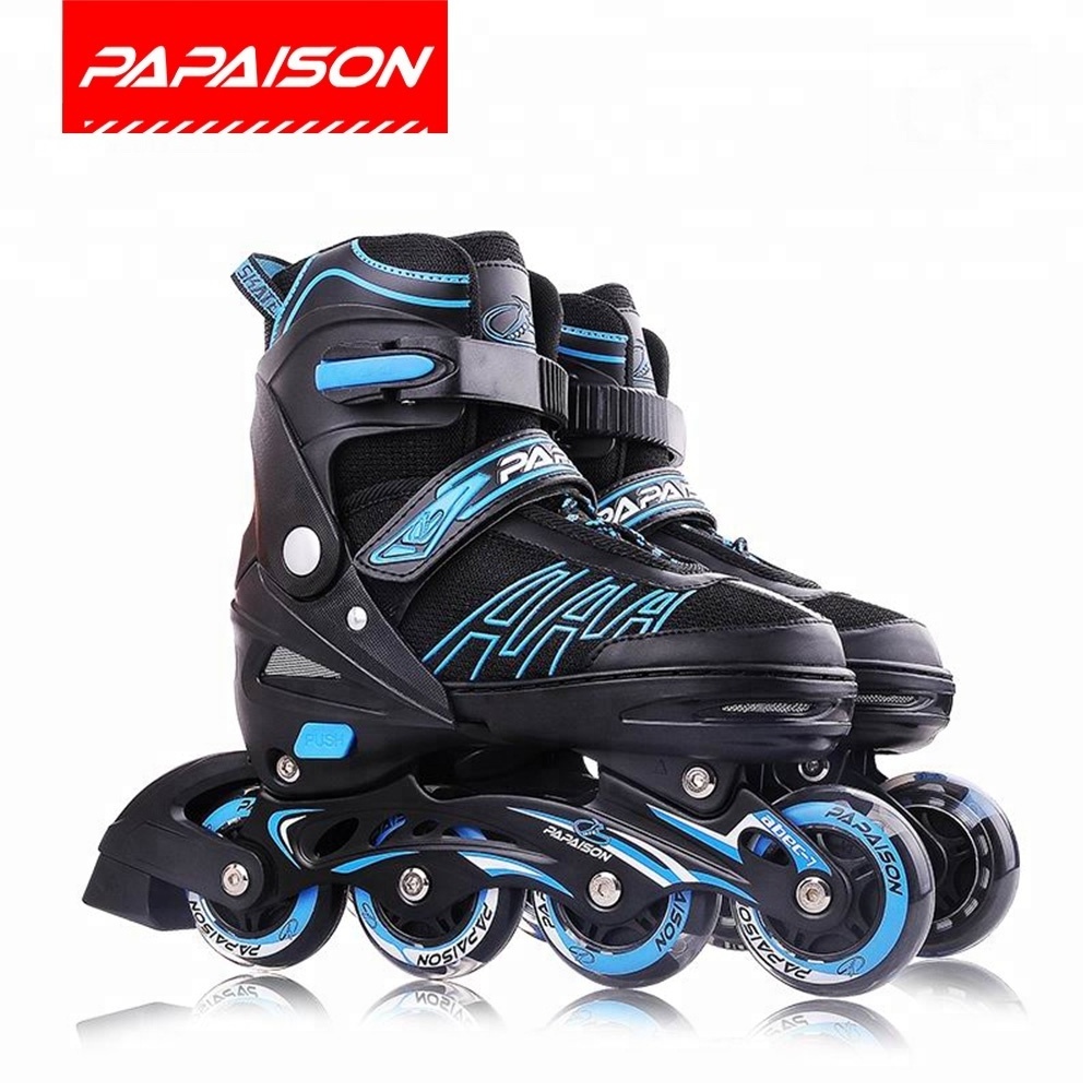 Most popular fashion patines en linea inline skate LED  Skating shoes for boys girls adults