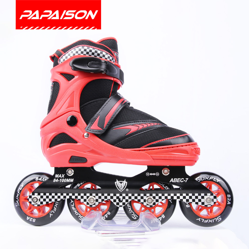 Hot selling 4 wheel city run land inline roller skates adults patines en linea