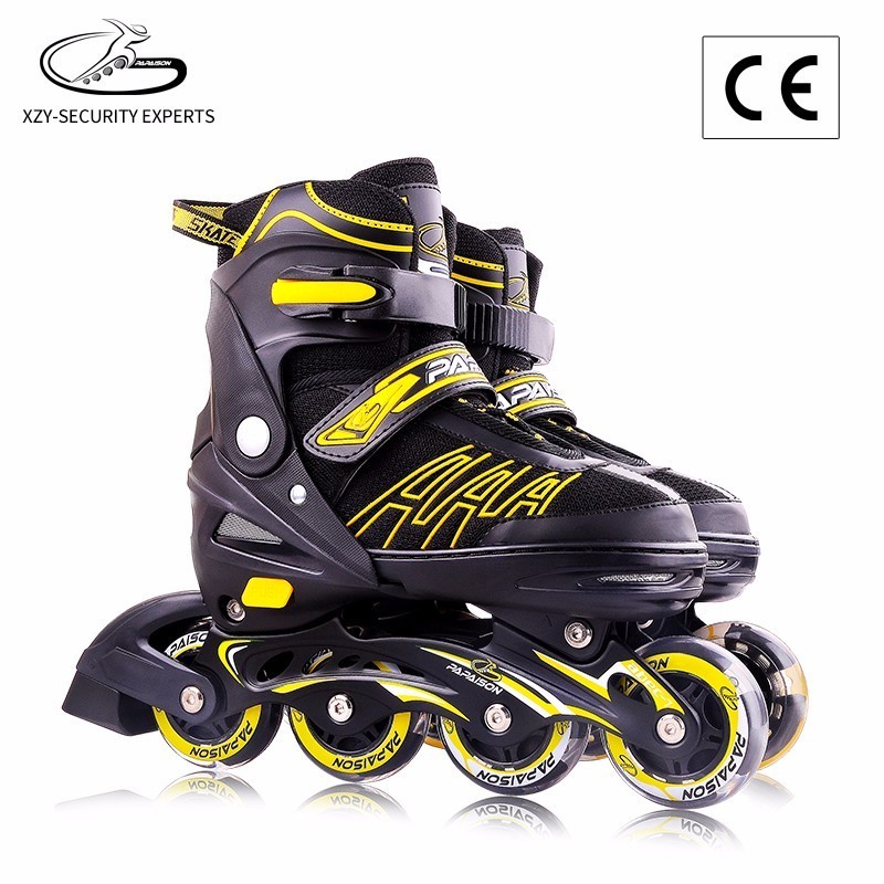 OEM or ODM adjustable 64mm/70mm/80mm PU wheels inline roller skates for beginner