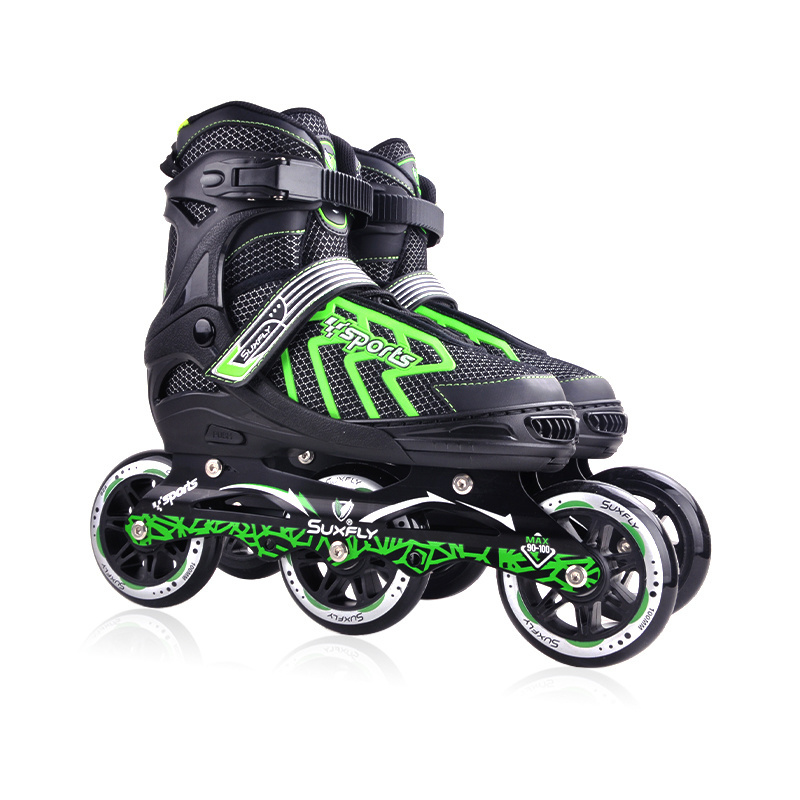 High quality sports shoe 3 big wheels size adjustable inline patines roller skates