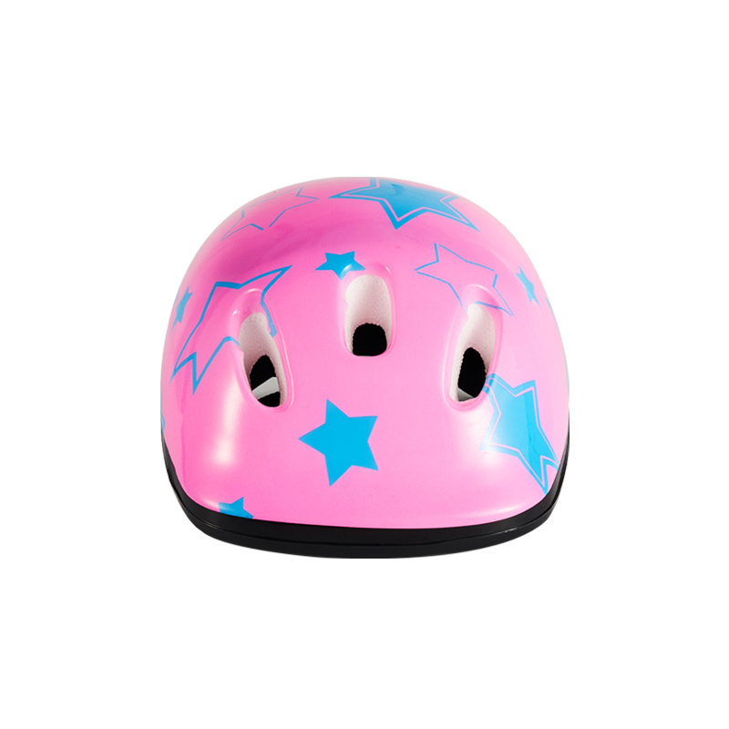 Cheap kids light roller inline skates helmets in stock pink blue color