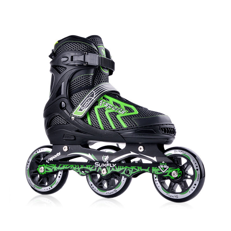 High quality sports shoe 3 big wheels size adjustable inline patines roller skates