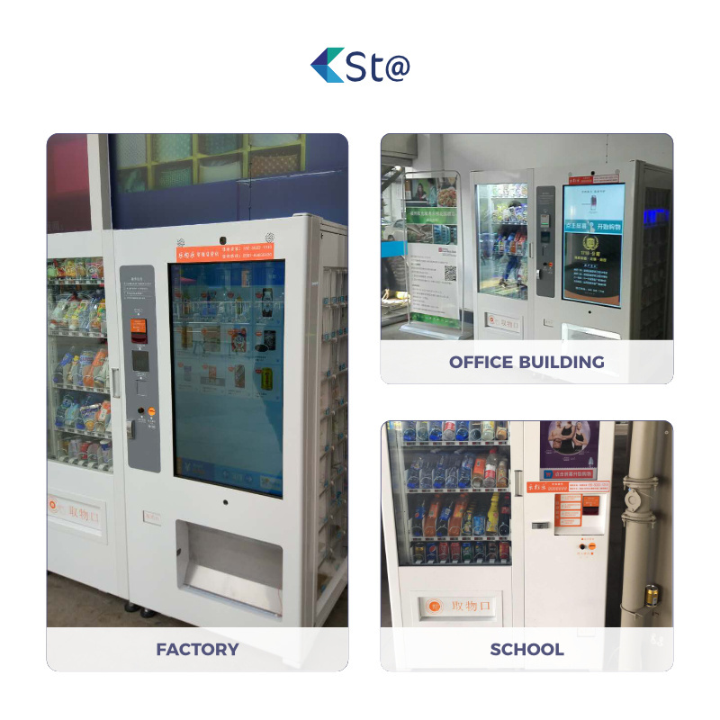 Outdoor Business Self-service Fast Food Making Machine Fully Automatic Pizza Vending Machines for sale