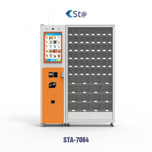 Locker smart vending machine toys packed food vending machine with different size lockers