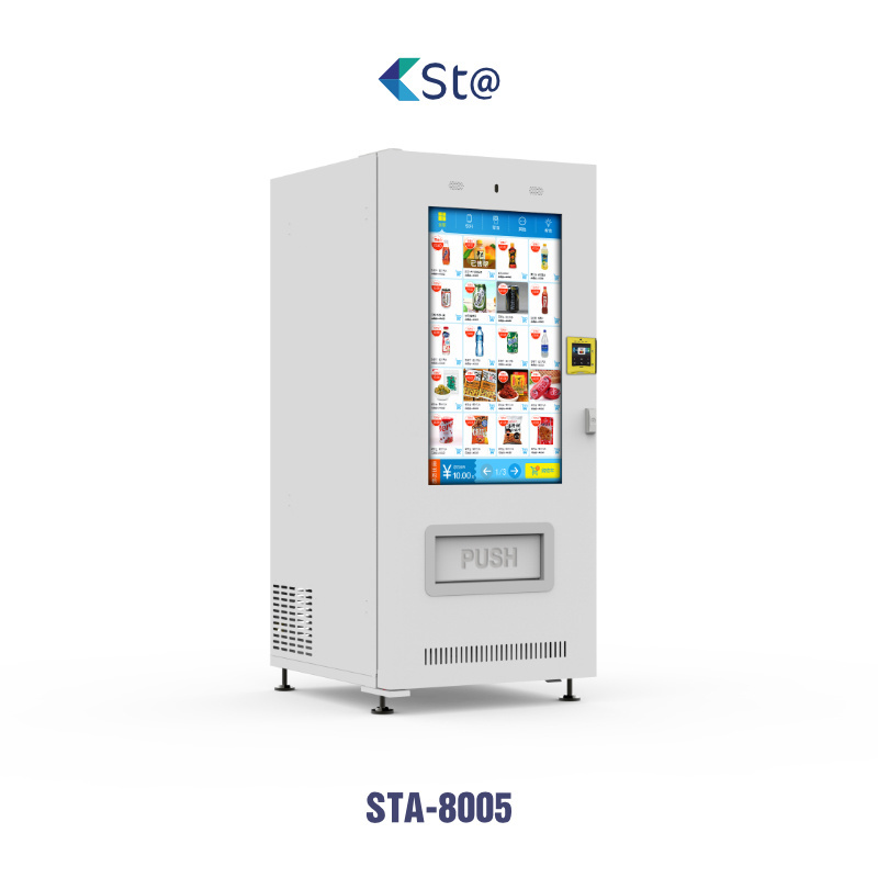 Customized Self-service Intelligence Fresh Food Sandwich Sushi Cupcake Smart Vending Machine