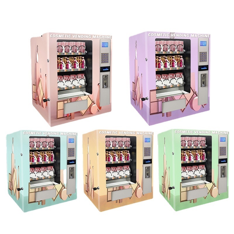 Small Beverage and Snack Desktop Vending Machine with Good Container Desktop Mini Vending Machine