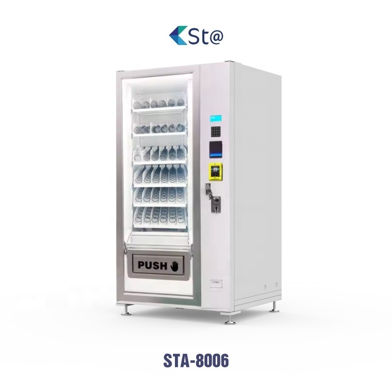 Convenient Store Vending Machines For Food And Drinks Snacks Automatic Drink Vending Machine