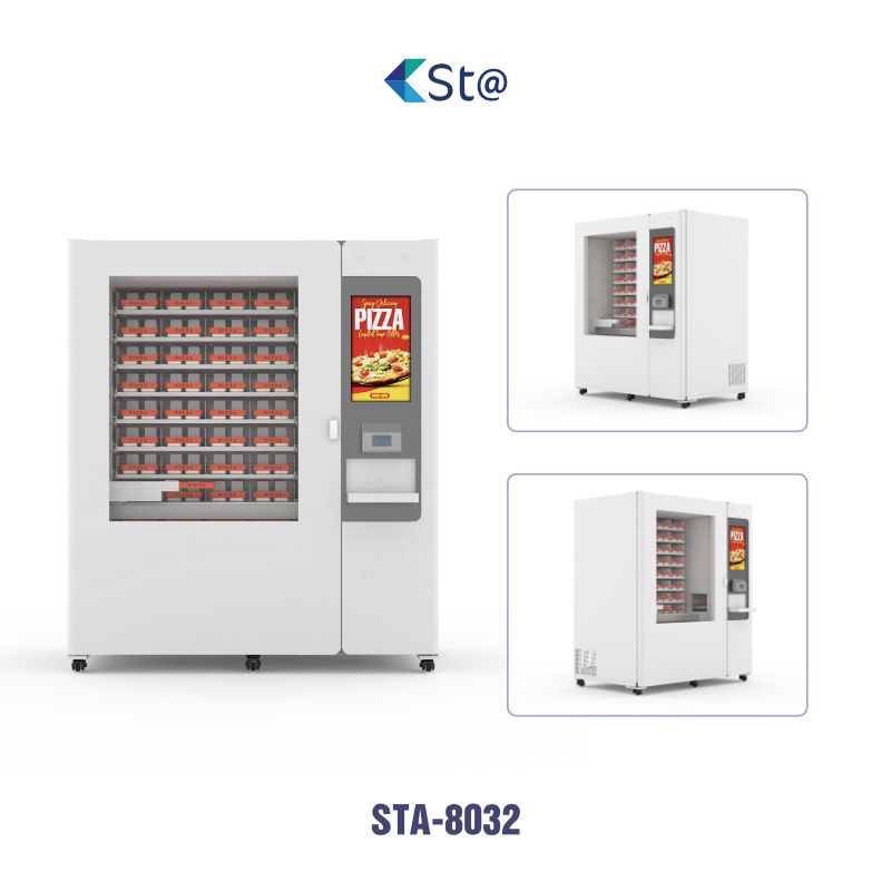 Outdoor Business Self-service Fast Food Making Machine Fully Automatic Pizza Vending Machines for sale