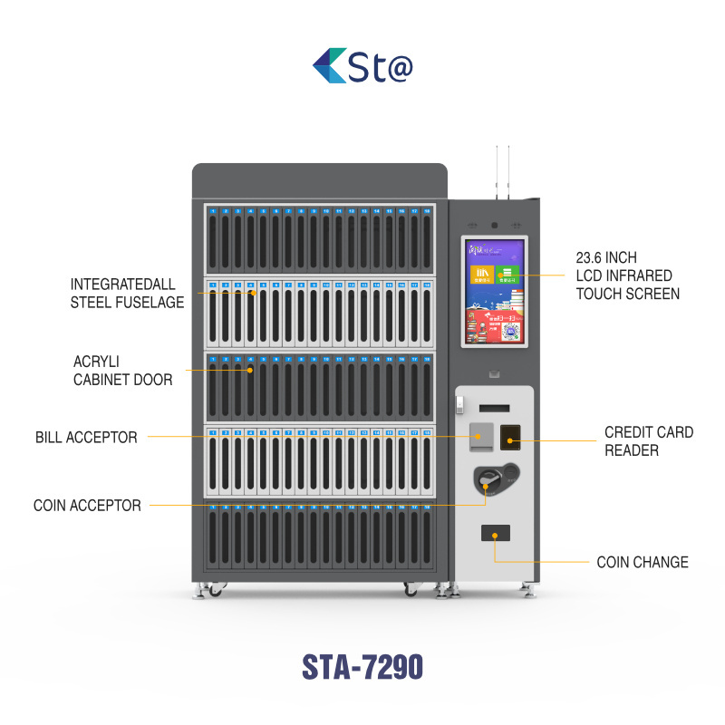 Hours Self Automatic Newspaper School Locker Library Book Vending Machine