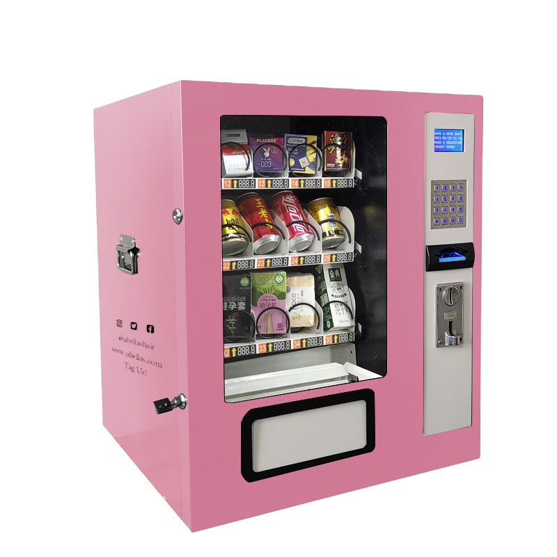 Small Beverage and Snack Desktop Vending Machine with Good Container Desktop Mini Vending Machine