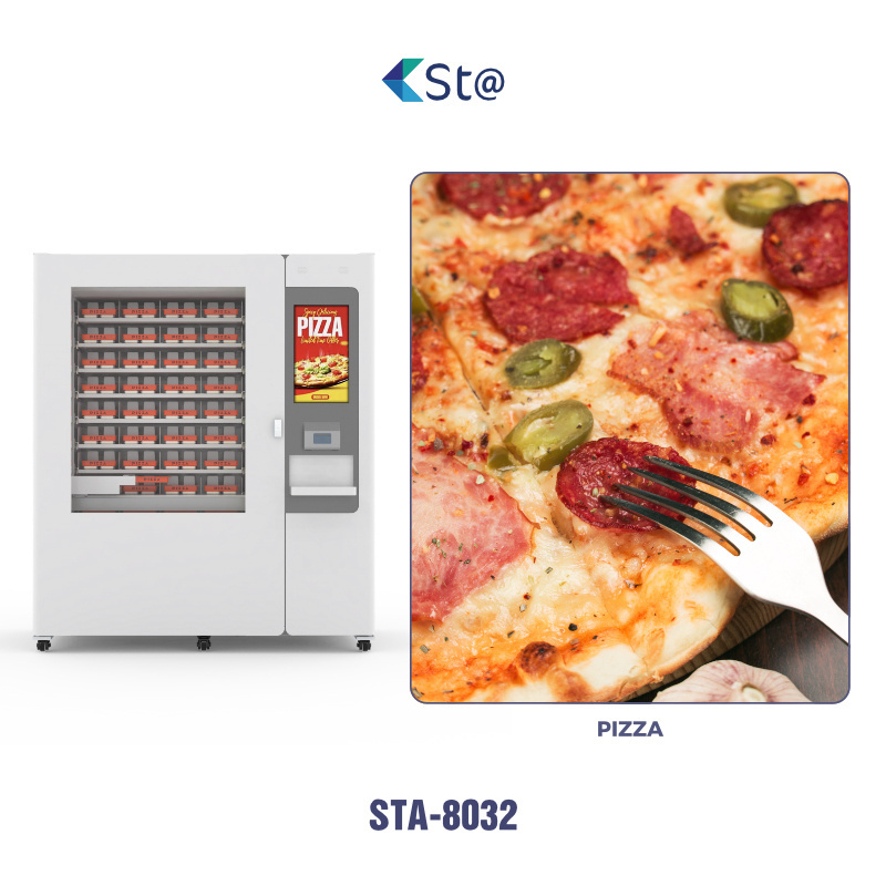 Outdoor Business Self-service Fast Food Making Machine Fully Automatic Pizza Vending Machines for sale