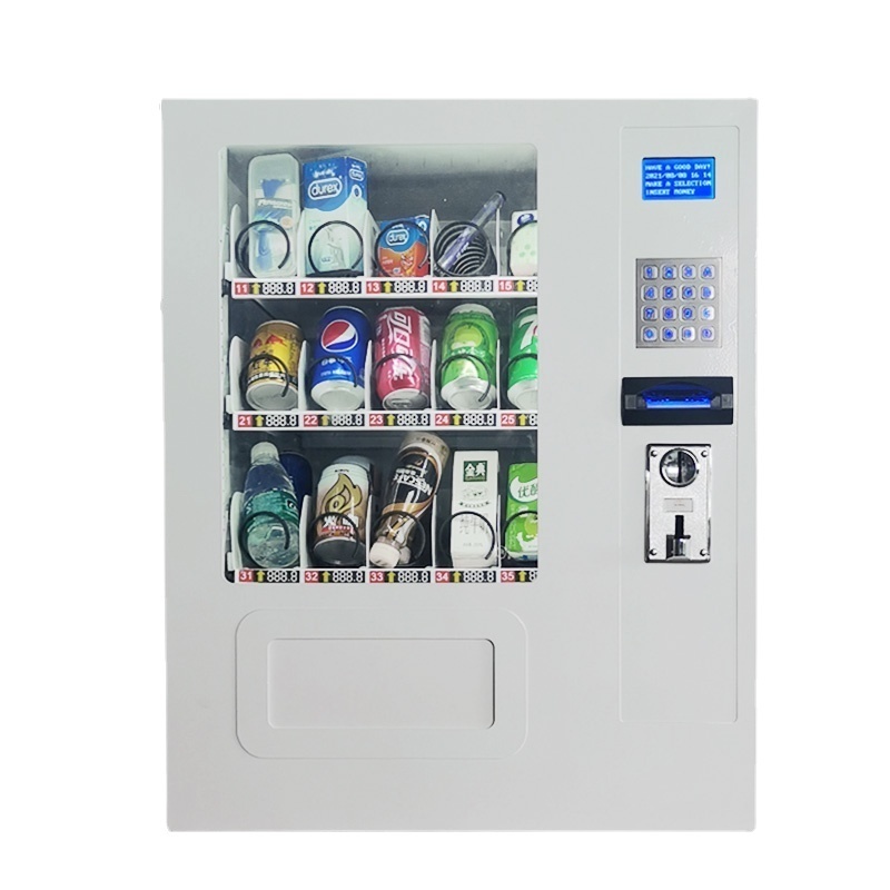 Small Beverage and Snack Desktop Vending Machine with Good Container Desktop Mini Vending Machine