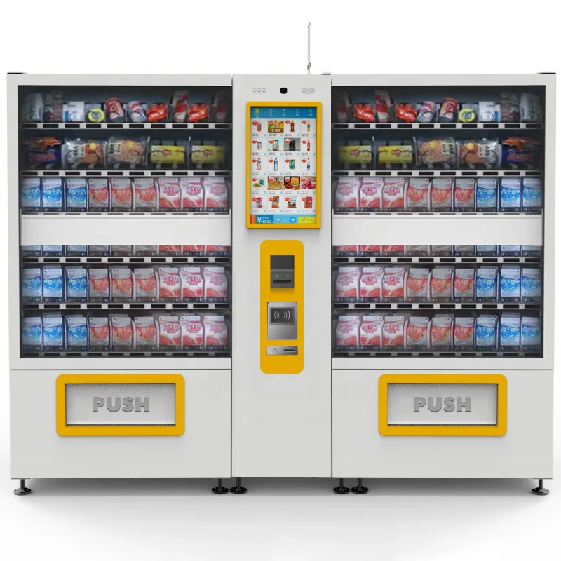 24 Hours Automatic Snacks Drinks Food Water Vending Machine Supermarket Ice Drink Vending Machine