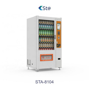 Large Capacity Modern Smart Food Snacks Drink Beverage Vending Machine For Sale with Advertising Touch Screen