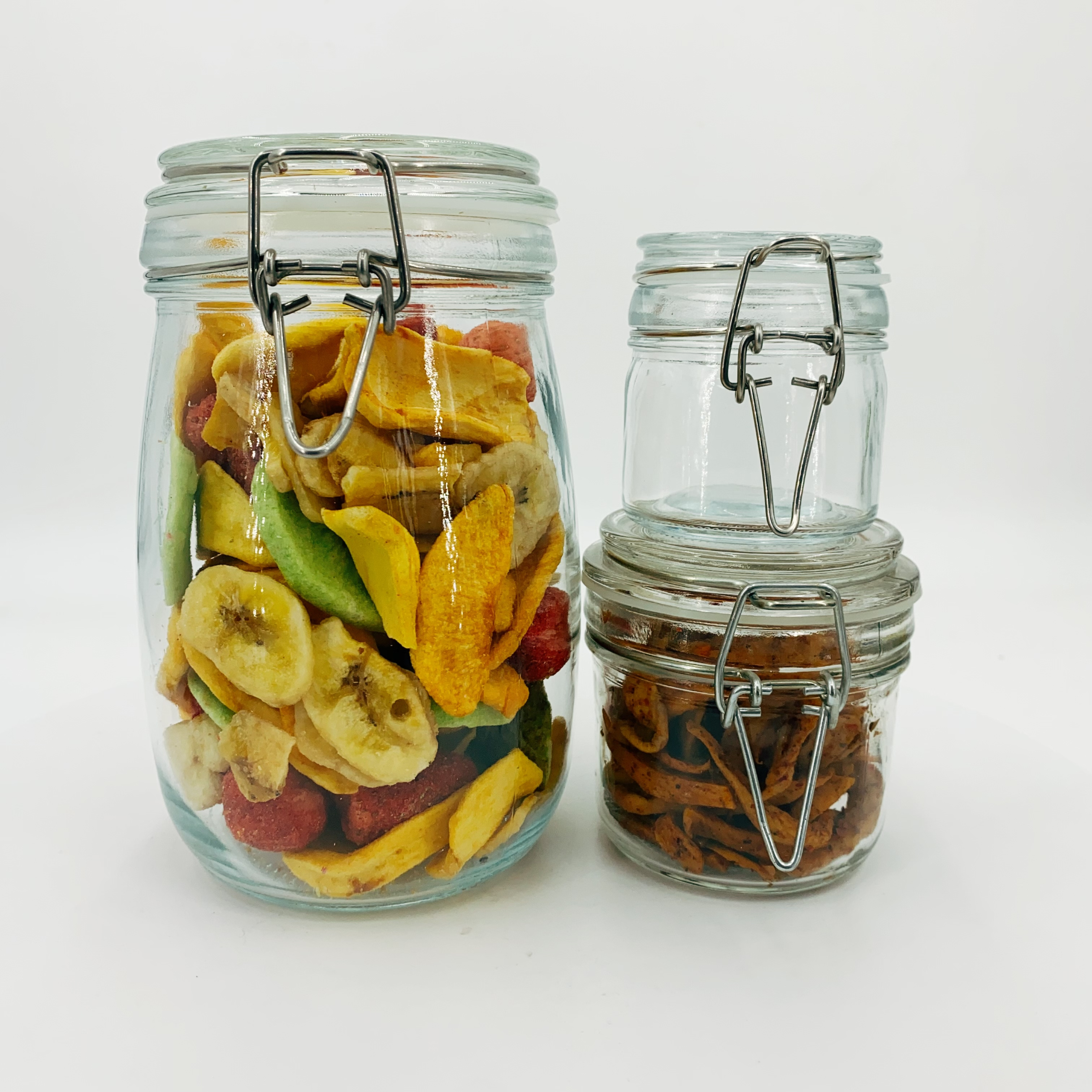 Wholesale Glass Jars Bottles Swing Top Glass Storage Jar Clip Top Glass Pickled Food Jar