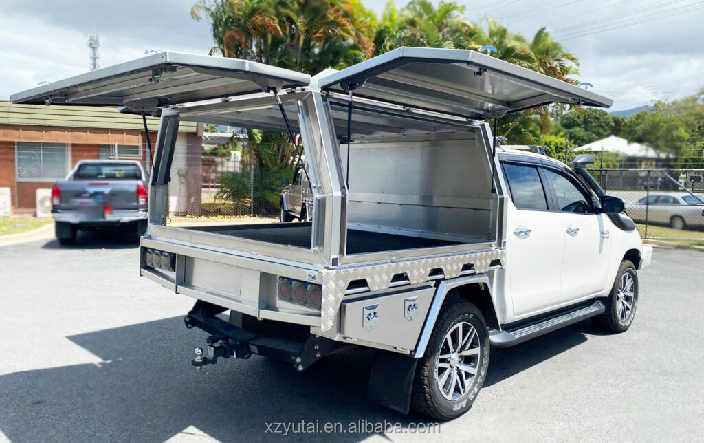 Trailer Pickup Aluminum UTE Tray and Canopy Truck Tool Box with Drawer