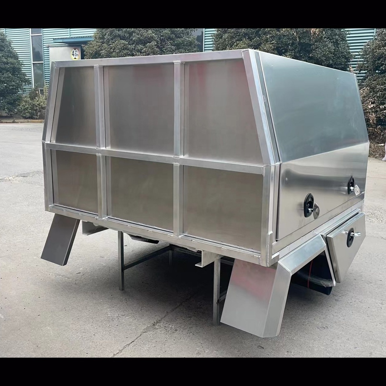 Trailer Pickup Aluminum UTE Tray and Canopy Truck Tool Box with Drawer