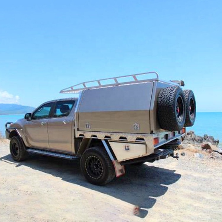 Custom Aluminum Ute Canopy 4x4 truck toolbox