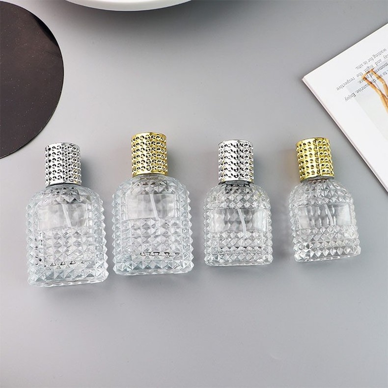 30ml 50ml Empty Pineapple Atomizer Refillable Bottles Portable Perfume Glass Spray Bottle