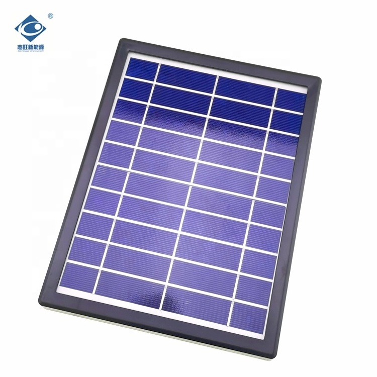 Customizable Mini Solar Panels ZW-5W-5V Residential Solar Power Panel 5W Glass Laminated Solar Panel Charger 5V