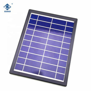 Customizable Mini Solar Panels ZW-5W-5V Residential Solar Power Panel 5W Glass Laminated Solar Panel Charger 5V