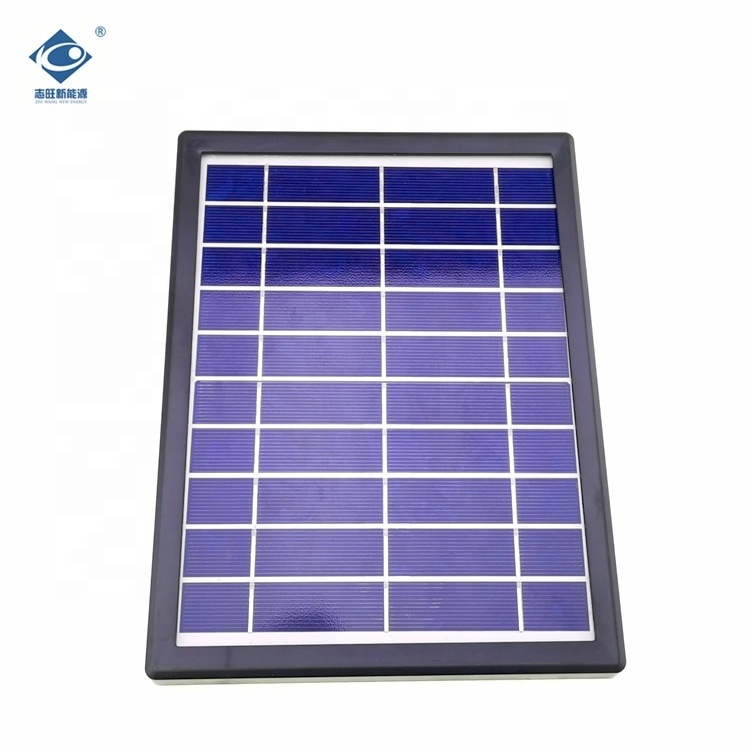 Customizable Mini Solar Panels ZW-5W-5V Residential Solar Power Panel 5W Glass Laminated Solar Panel Charger 5V