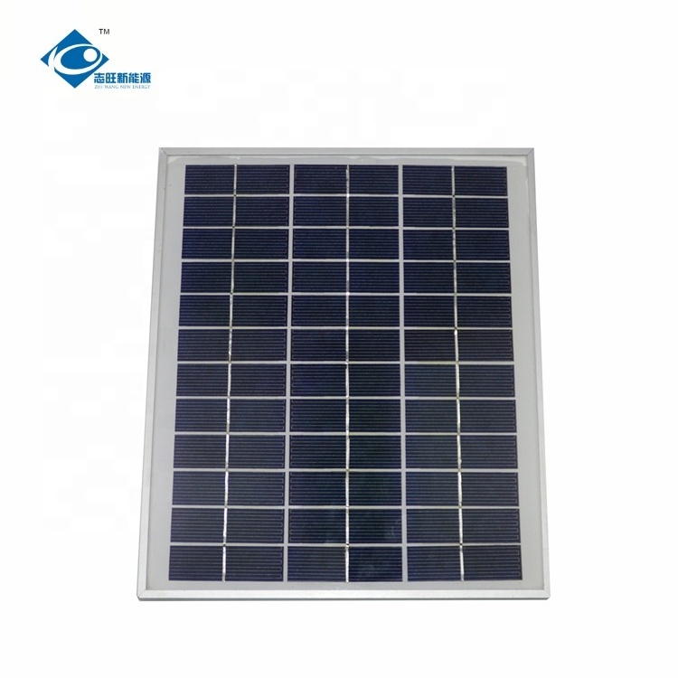 10W Glass Laminated Solar Panel 18V Risen Energy Solar Panels ZW-10W-18V Mini Home Solar Power Charger