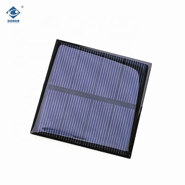 ZW-6565-2V Lightweight Silicon Solar Panel Module 400mA Poly 0.8W Mini Epoxy Resin Solar Panel 2V Mini Solar Panels Charger