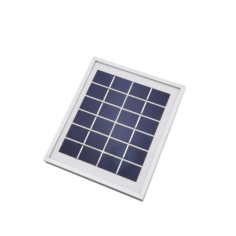 2W Portable Phones Solar Panel Charger ZW-2W-6V Glass Solar Panels 6V Mini Poly Laminated Solar Panel